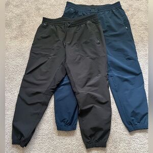 2 Pairs of Men’s LULULEMON License to Train Joggers, Men’s XXL, Navy and Black